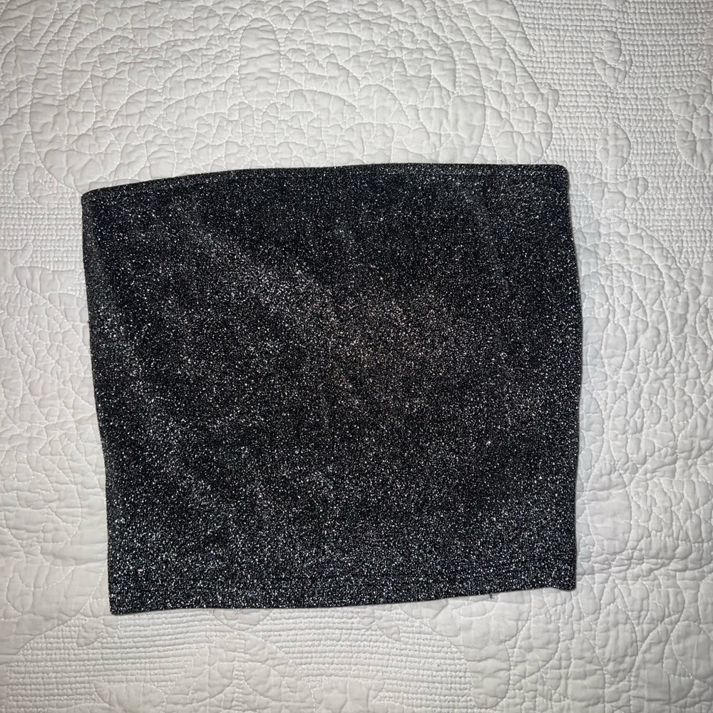 Sparkly Forever 21 tube top.